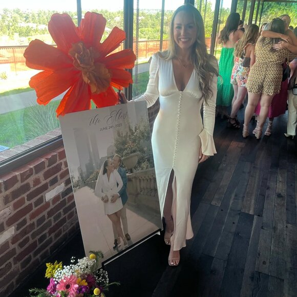 NEW Shona Joy La Lune Frill Cuff Bias Midi Dress - Picture 3 of 10